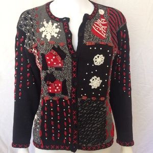Studio Ho Ho Ho Women’s Christmas Sweater Size M
